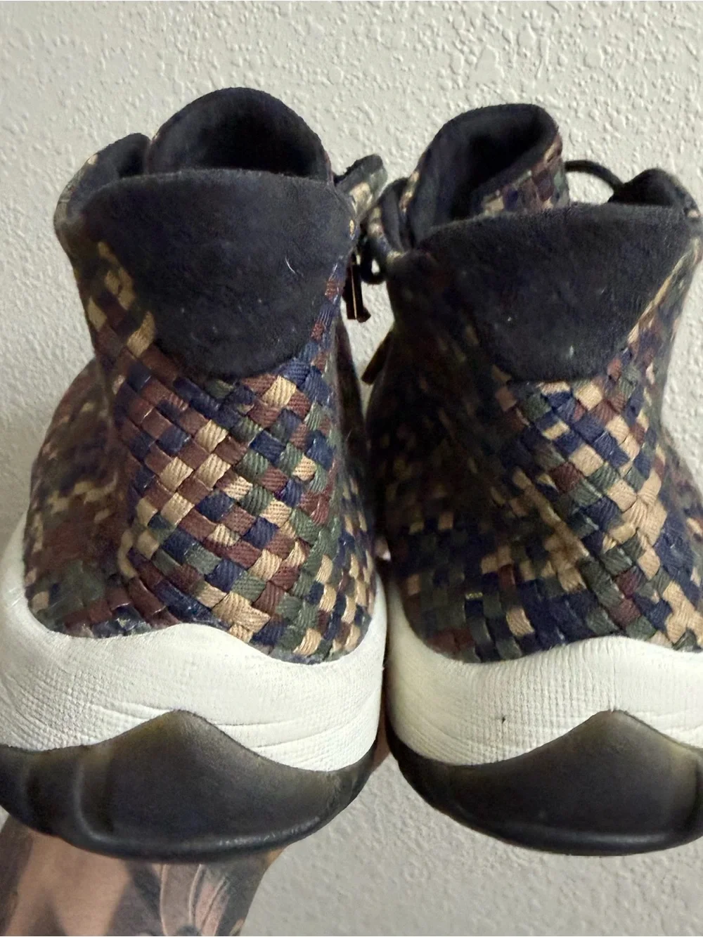 Jordan Air Jordan Future Premium Camo Dark Army/Black-Sail 652141-301 size 10.5